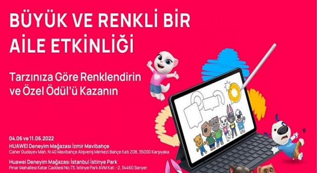 Huawei, İstanbul ve İzmir’deki mağazalarında eğlenceli bir Talking Tom & Friends etkinliğine aileleri davet ediyor – Ulusal24.com